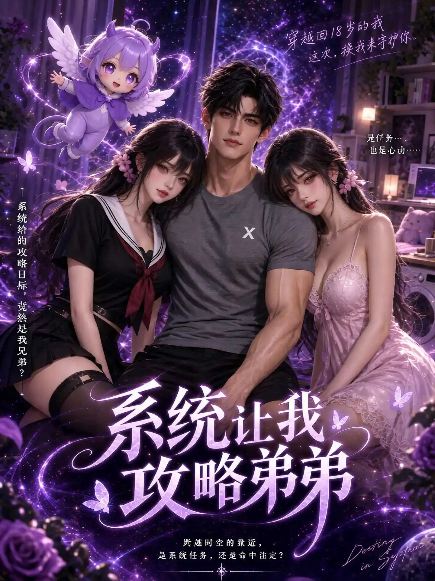 健身美母短剧竖版海报